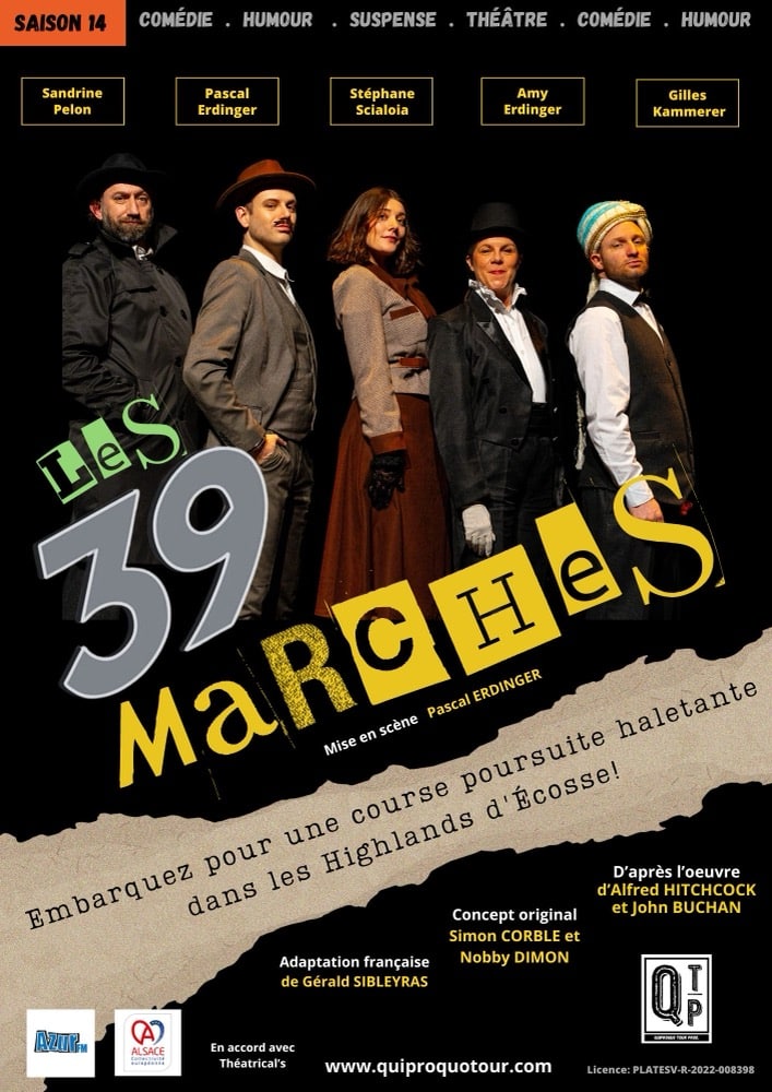 LES 39 MARCHES A4 – 1
