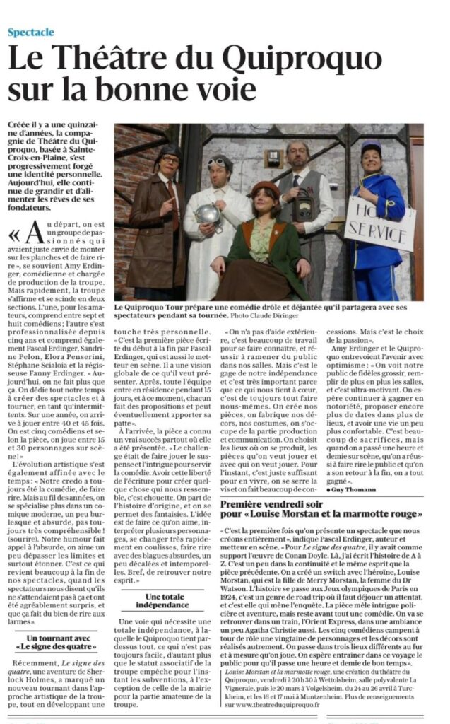 Louise Morstan et la Marmotte Rouge